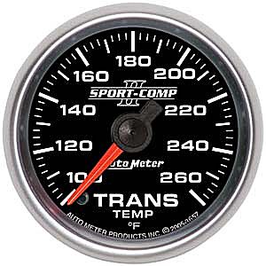 Auto Meter Sport-Comp II Electric Trans Temp
